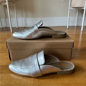 Silver Women's Loafers